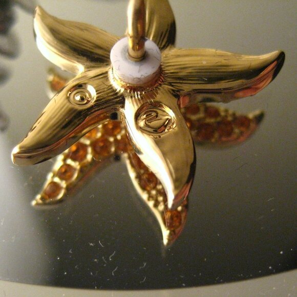🇦🇹 SWAROVSKI Starfish Tack Pin Brooch - Picture 3 of 4